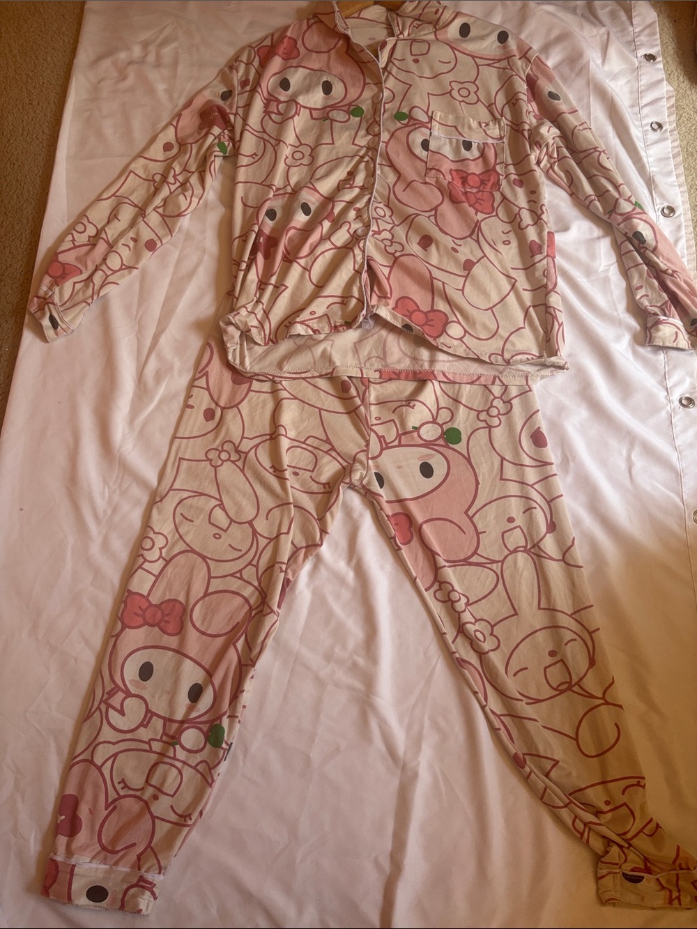 Woman’s/Juniors Pink My Melody Cotton Pajama Set